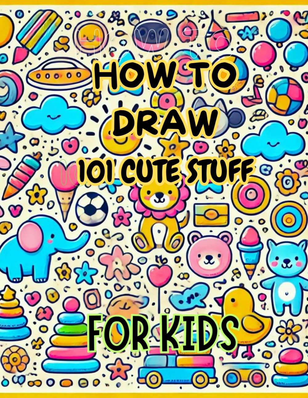 

How to Draw 101cute stuff for Kids: Your Ultimate Guide to Creating Cute and Charming Art on Paper Drawing for Kids,Step-by-Step Drawing|8.5x11 inches 100 pages (Independently published)