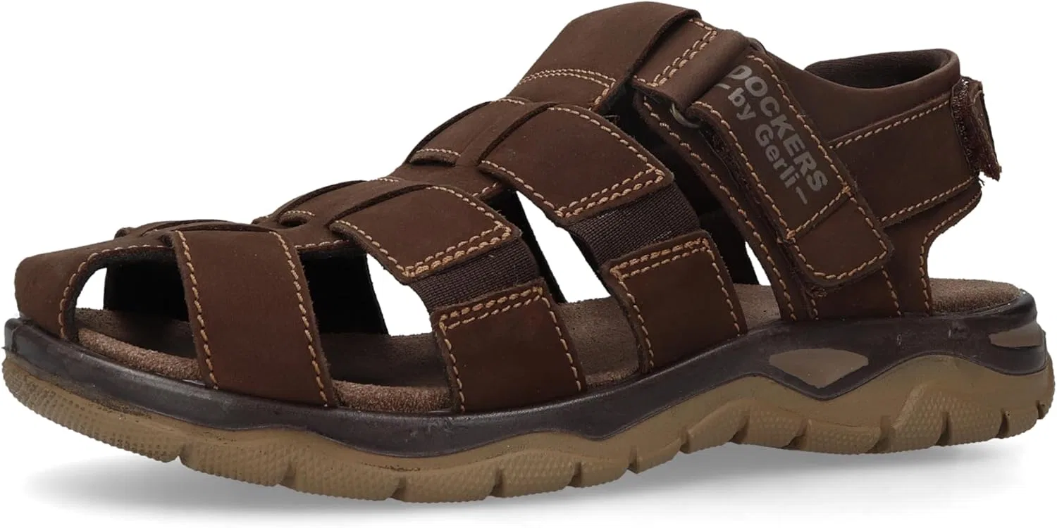 Мужские низкие кроссовки Dockers by Gerli, мужские сандалии, Chocolate 360