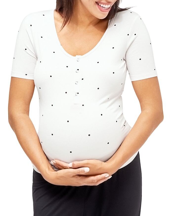 

Пижамный топ для беременных Rhys Nursing Nom Maternity