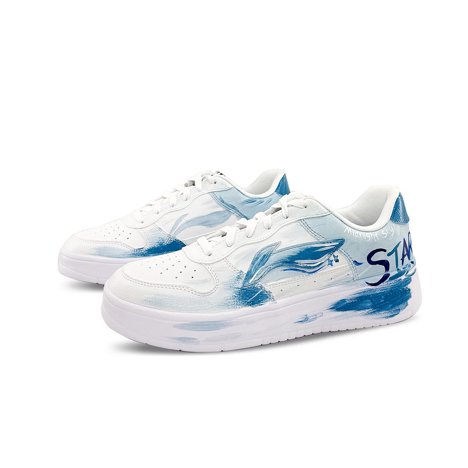 Кроссовки скейтбордические Li-Ning Floating Boat голубые — фото 4