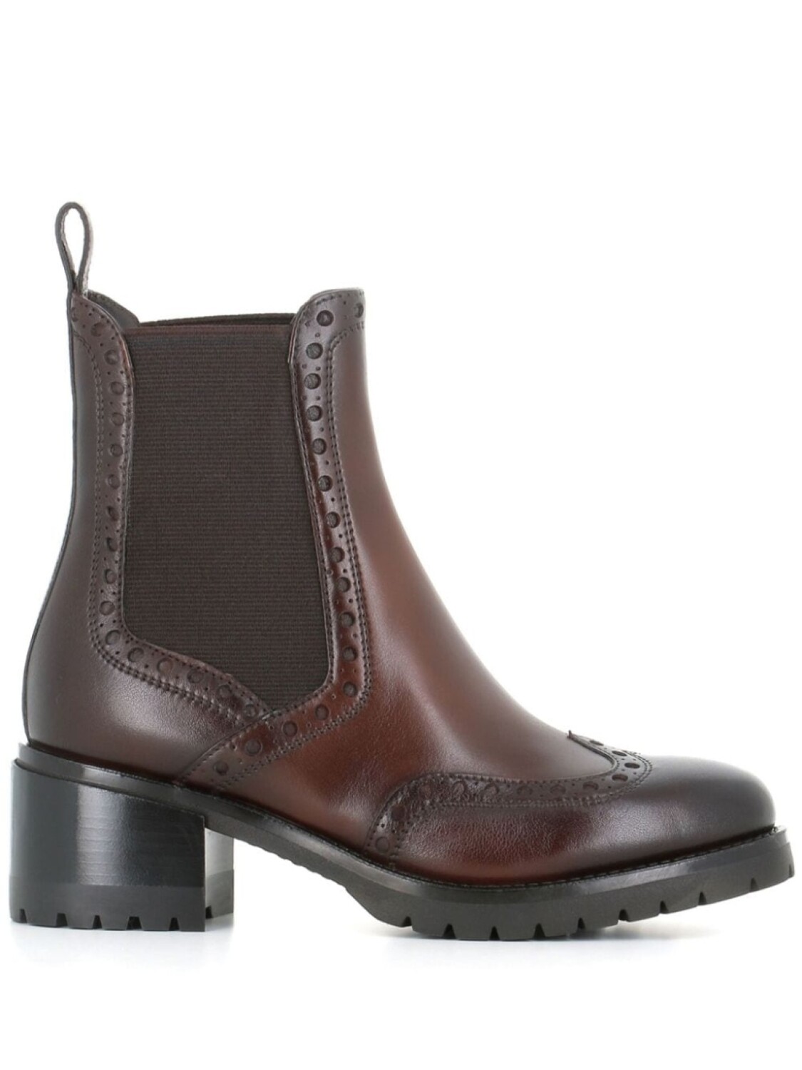 

Ботинки «Челси» из кожи 50 мм Santoni, коричневый