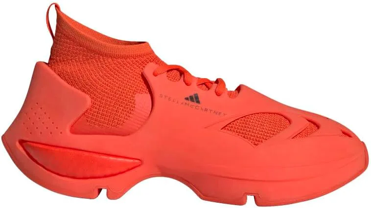 

Мужские кроссовки Adidas Stella McCartney спортивного стиля на шнуровке - черные, оранжевый/черный