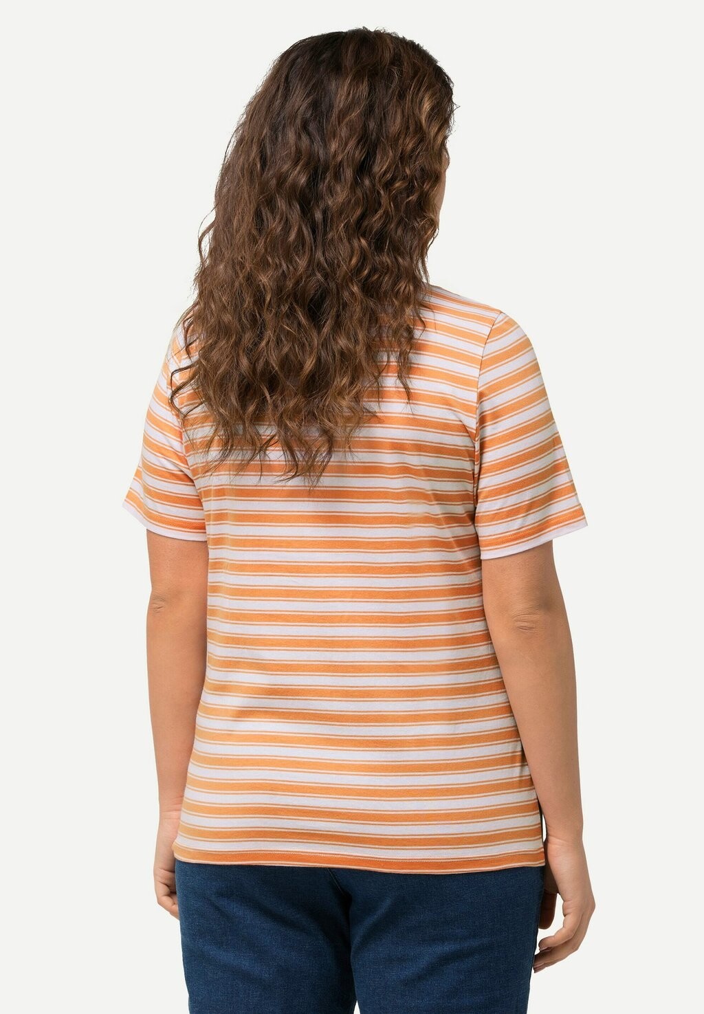 

Футболка с принтом STRIPED ANIMAL GRAPHIC Ulla Popken, абрикос