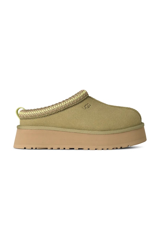 Угги домашние замшевые UGG Tazz II, зеленый