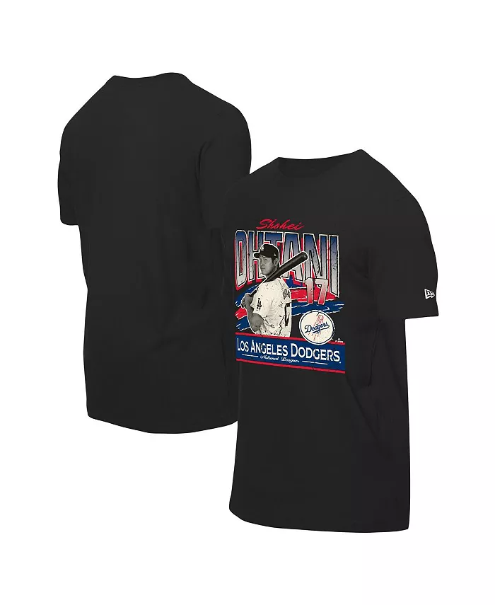 

Мужская футболка Shohei Ohtani Black Los Angeles Dodgers Batter Up New Era