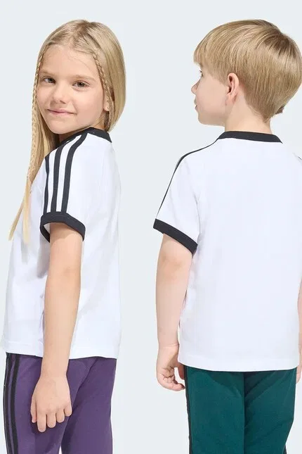 Футболка хлопковая Adidas Originals, белый — фото 3