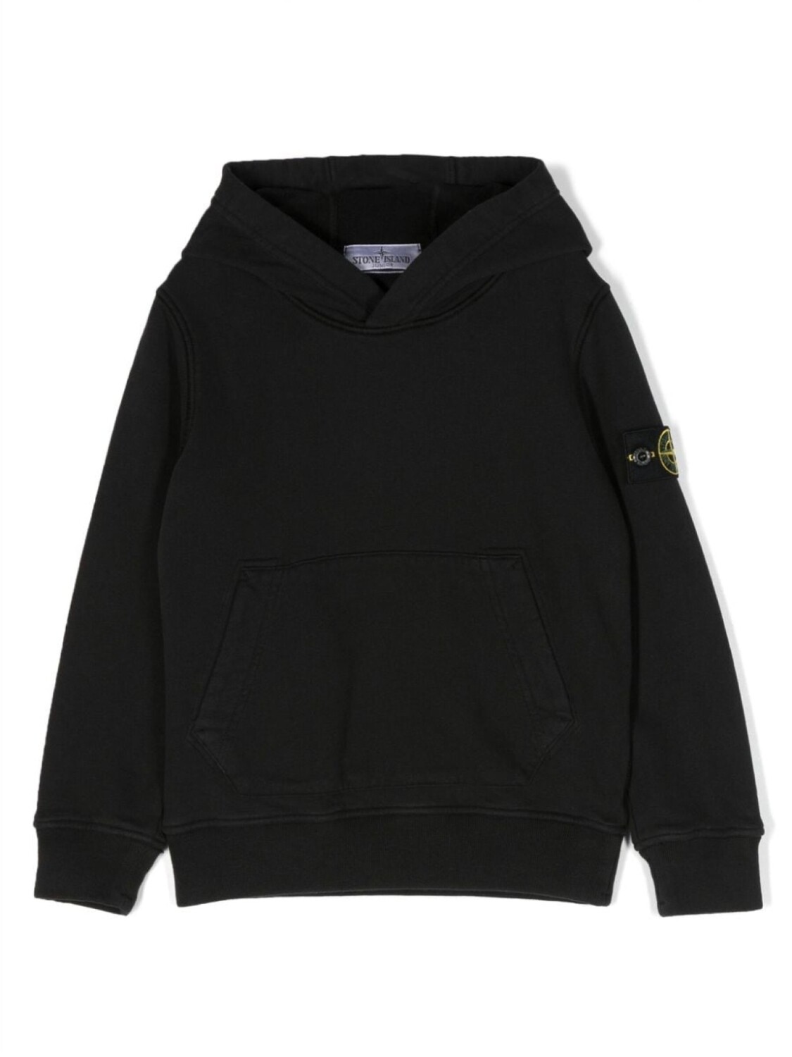 

Stone Island Junior худи с нашивкой Compass, черный