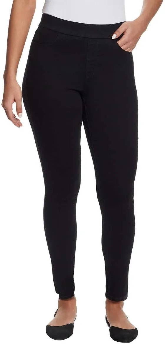 

Женские джинсы-капри Gloria Vanderbilt с высокой посадкой, застежкой на пуговицу и молнию, 5 карманов