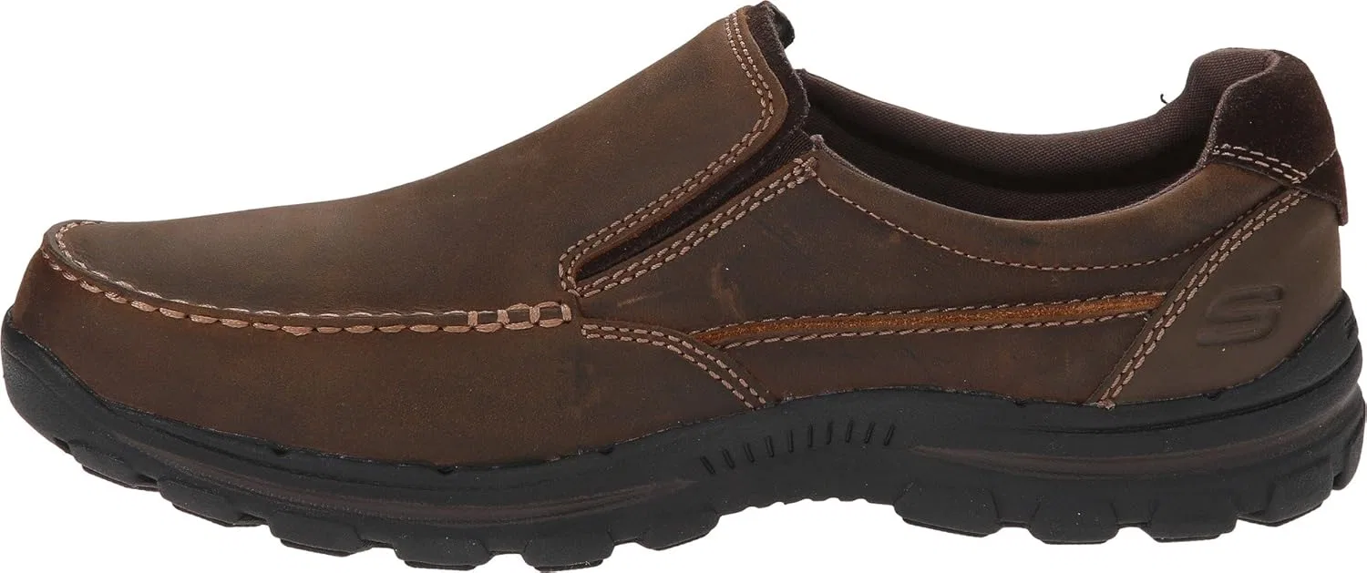 Мокасины на толстой подошве Skechers, темно-коричневый — фото 2