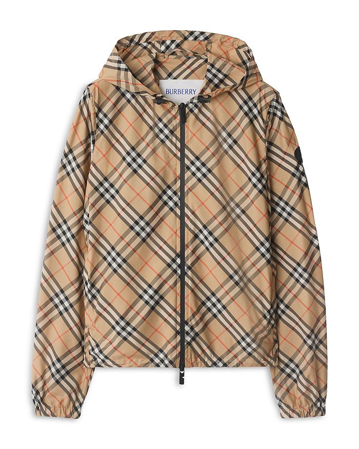 

Салкомб Чек Куртка с капюшоном Burberry, коричневый/бежевый