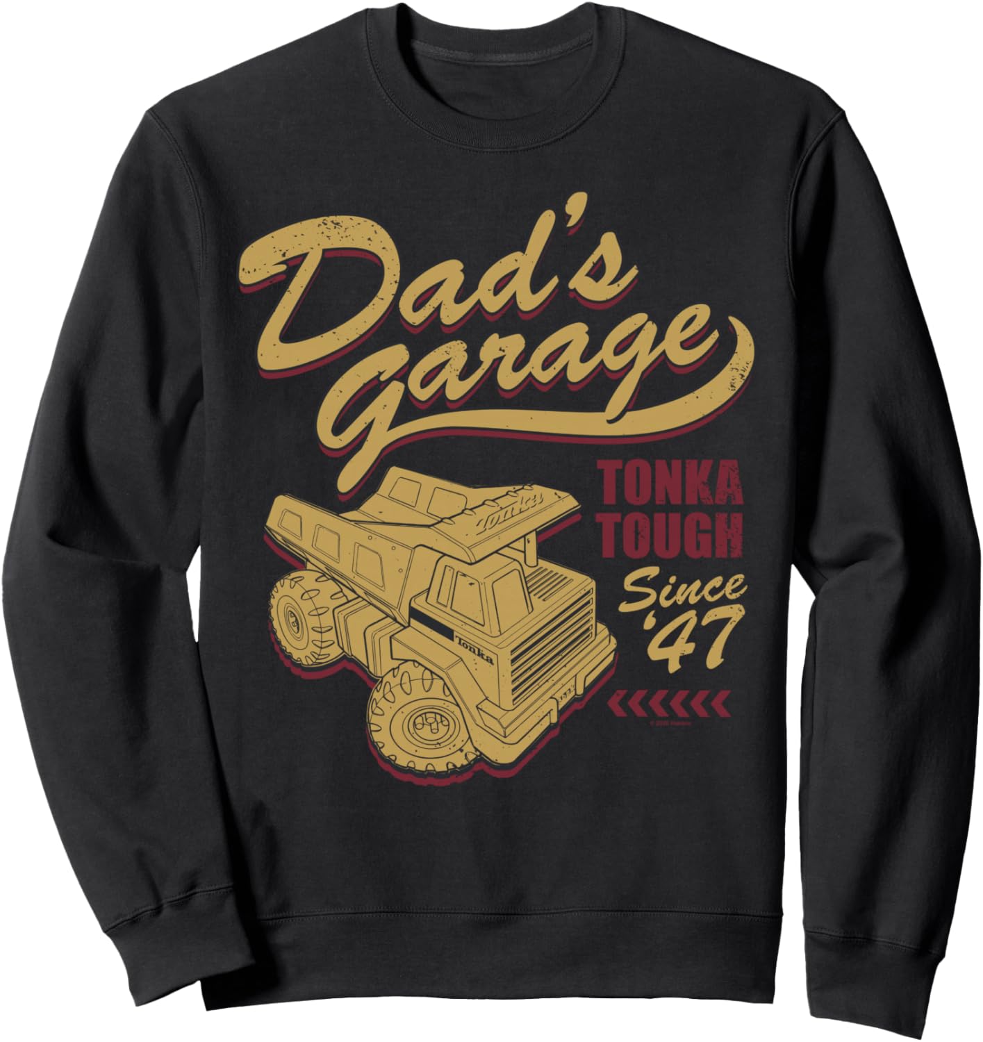 

Толстовка Tonka Dad's Garage Tonka Tough Since '47, черная, Черный, Толстовка Tonka Dad's Garage Tonka Tough Since '47, черная