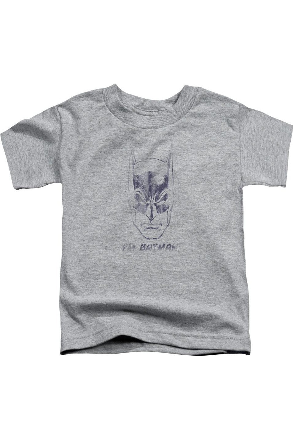 

Футболка с коротким рукавом для малышей "Batman Я Бэтмен" Gildan, Athletic Heather