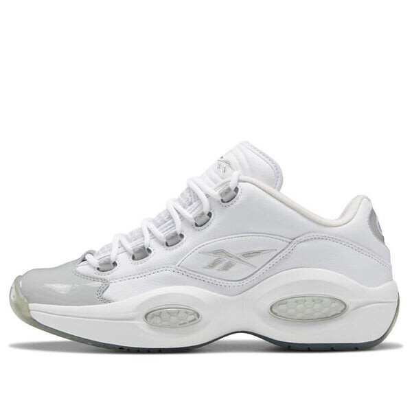 

Кроссовки question low 'white grey' Reebok, белый