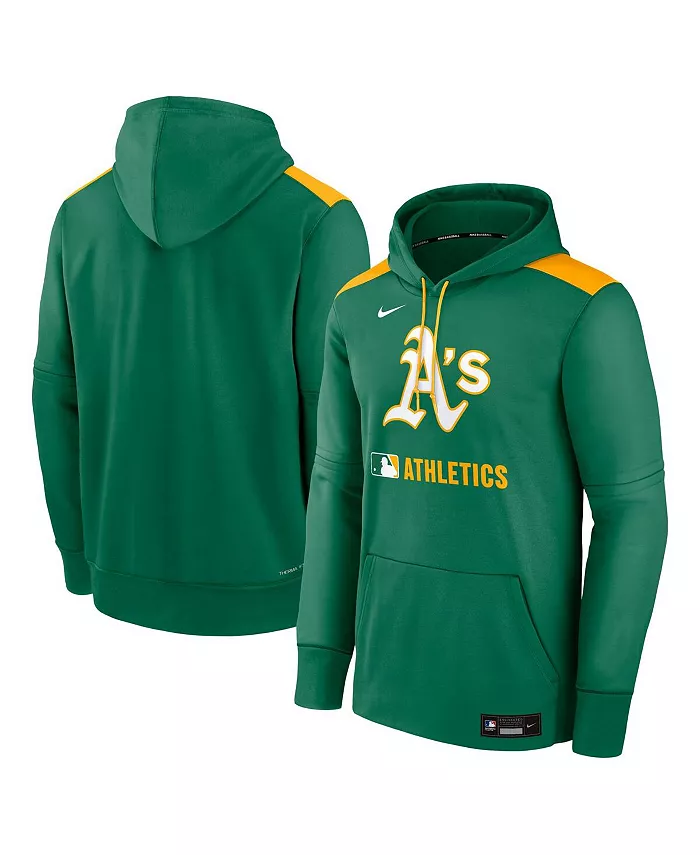 

Мужская толстовка с капюшоном Kelly Green Athletics Authentic Collection Performance Nike