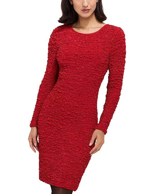 

Фактурное платье Элизы Phase Eight, красный