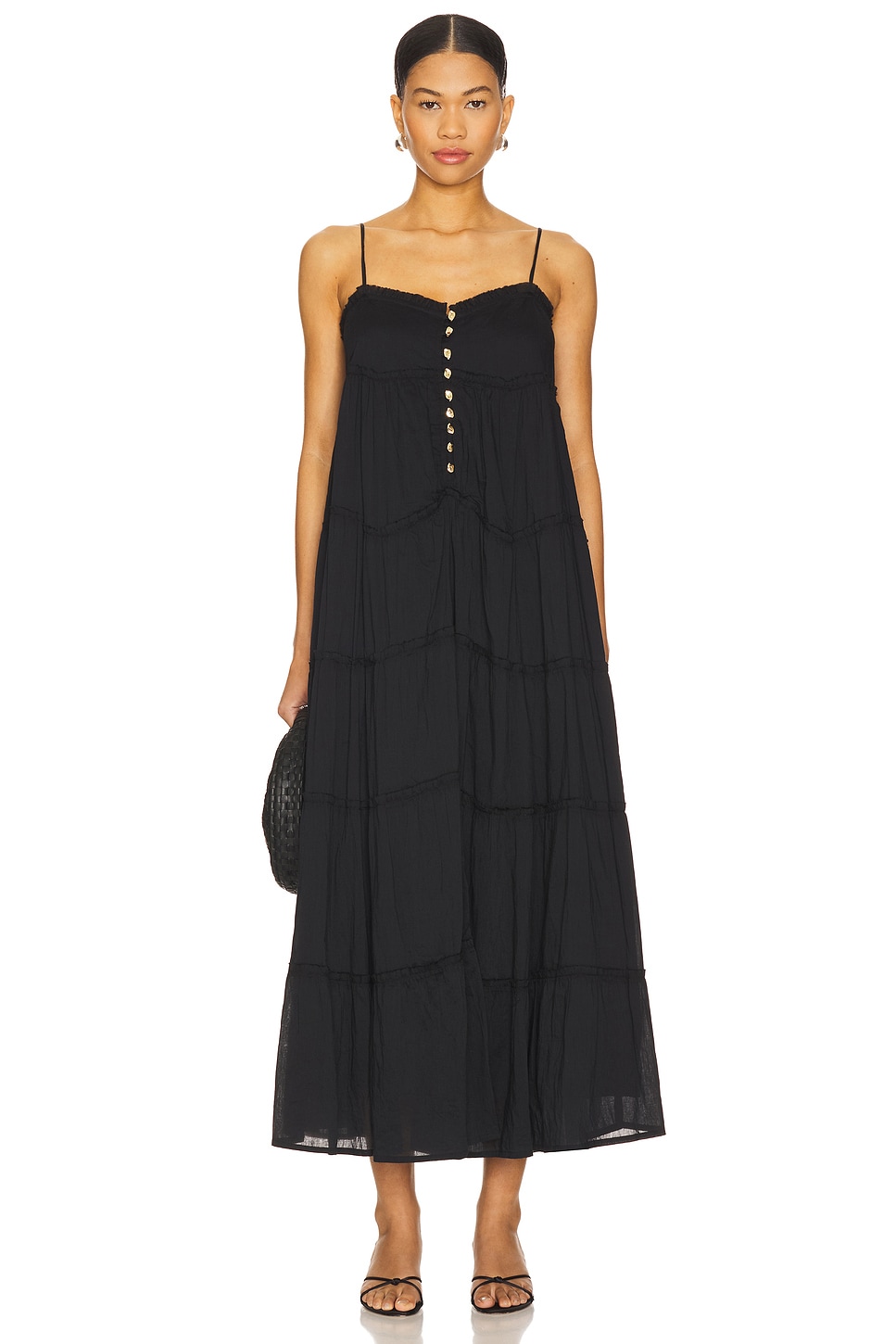 

Платье миди Gracie Show Me Your Mumu, black voile