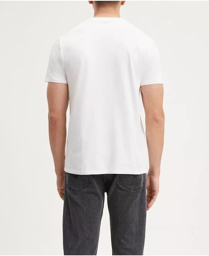 Футболка мужская с круглым вырезом и принтом 2-Horse Regular Fit Levi's, белый — фото 2