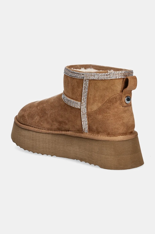 Женские зимние ботинки Steve Madden Campfire-R со стразами, бежевый — фото 3