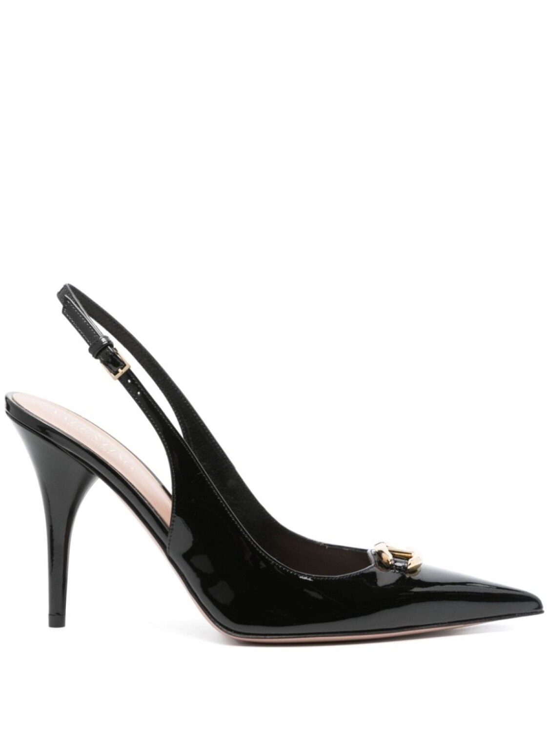 Valentino Garavani туфли-лодочки Bold Edition VLogo 90 мм, черный
