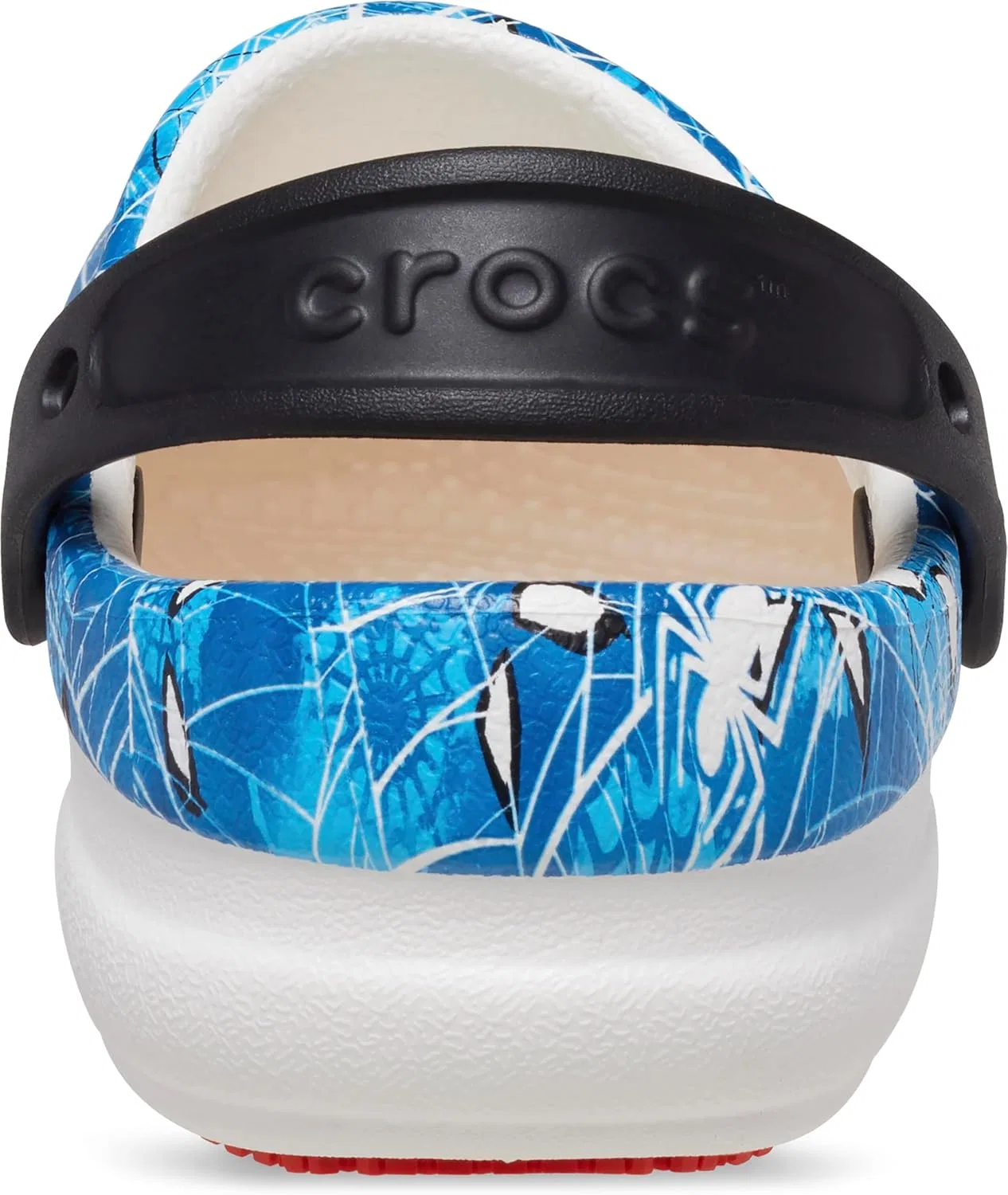 Сабо Crocs Bistro с графикой унисекс Holzschuh, Spider Man White — фото 2