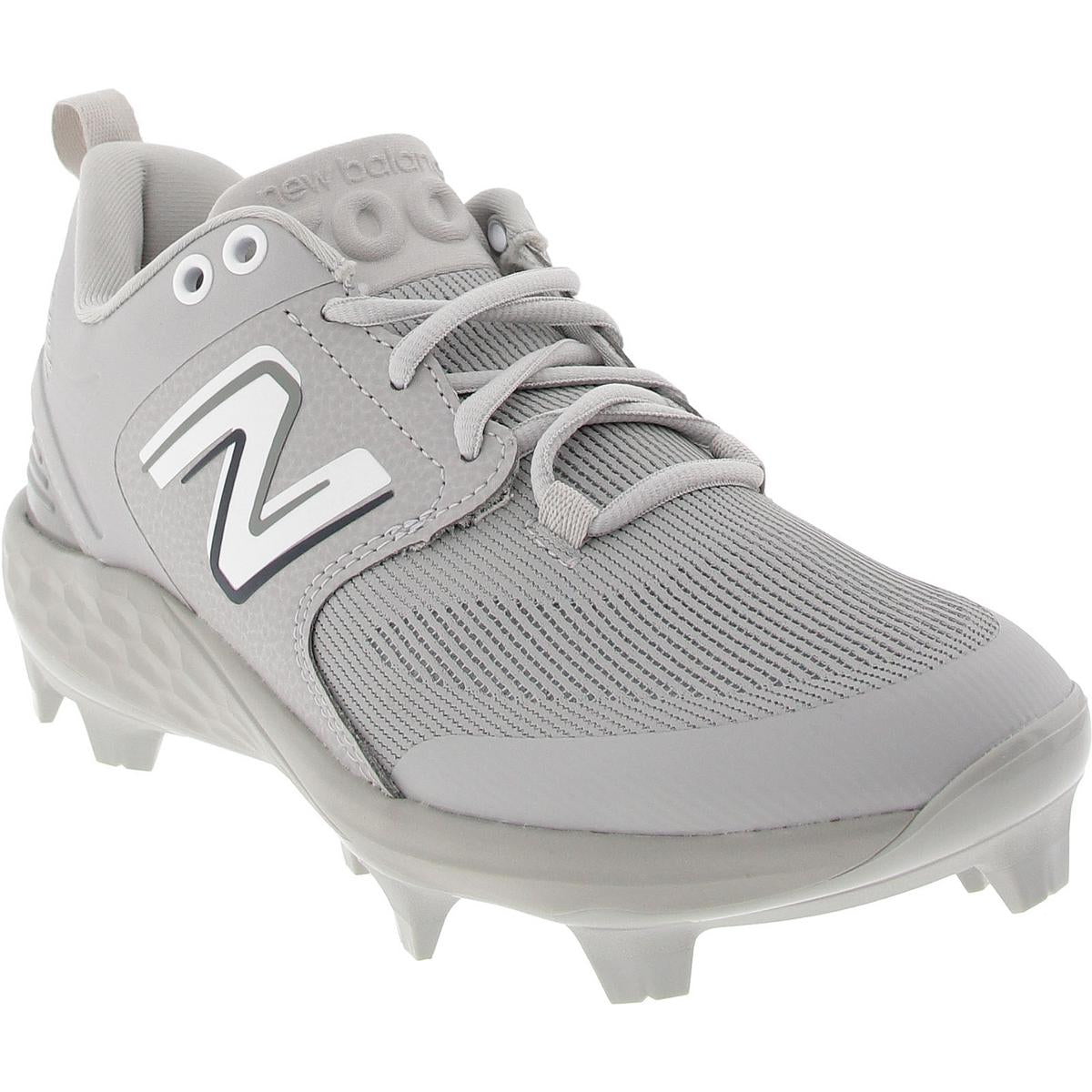 

3000 Мужские искусственные туфли для гольфа на шнуровке New Balance, серый/белый