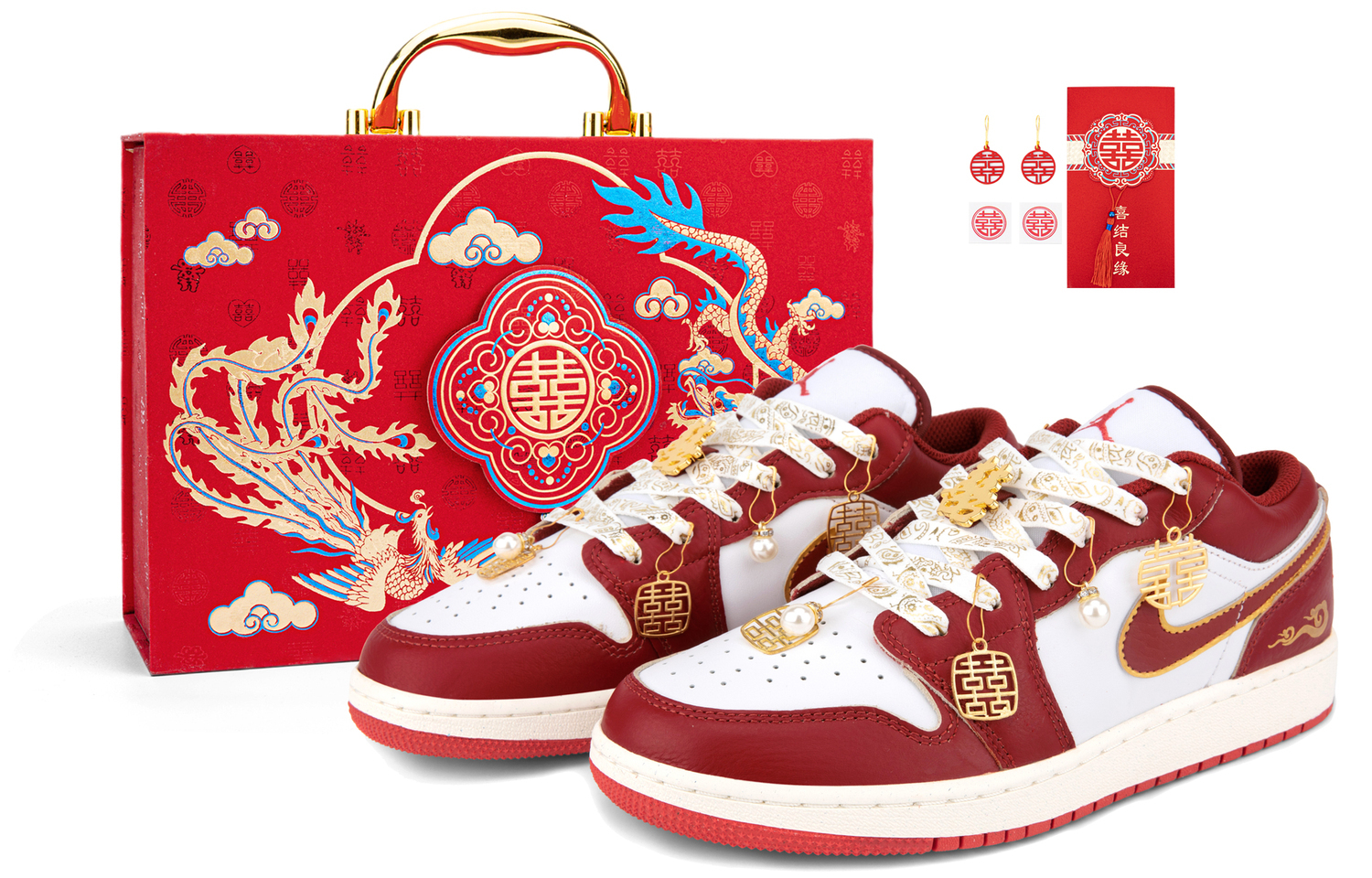 

Jordan Низкие баскетбольные кроссовки унисекс бело-красные, цвет White Red