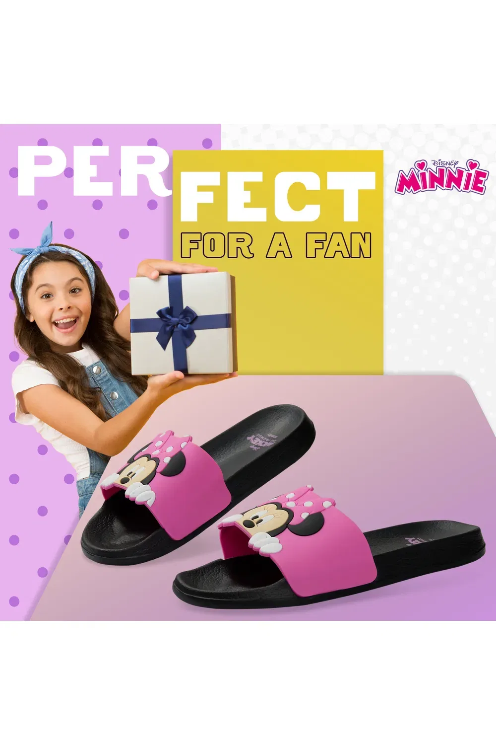 Детские сланцы Disney Minnie, мультиколор — фото 3
