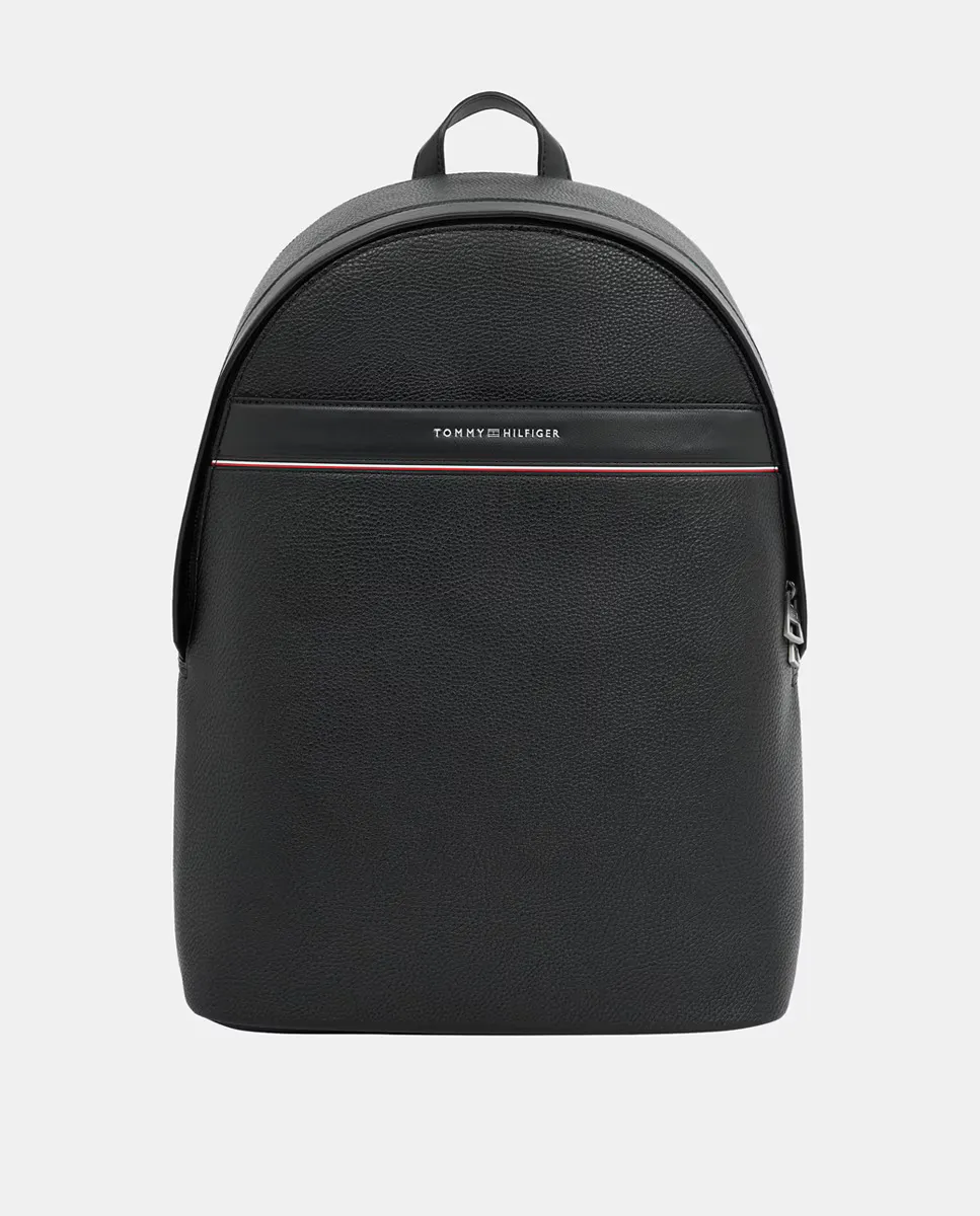 

Мужской рюкзак с фирменной символикой Tommy Hilfiger, черный