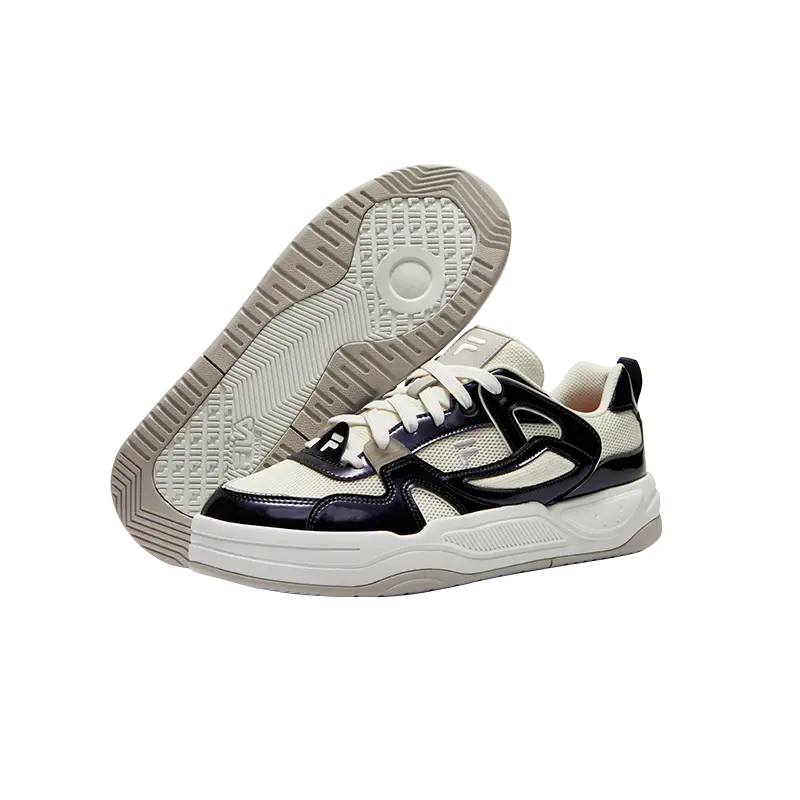 Кроссовки Beams X FILA FUSION BANK II Skateboarding Shoes Men Low-top Tofu White/barium Blue, синий — фото 4