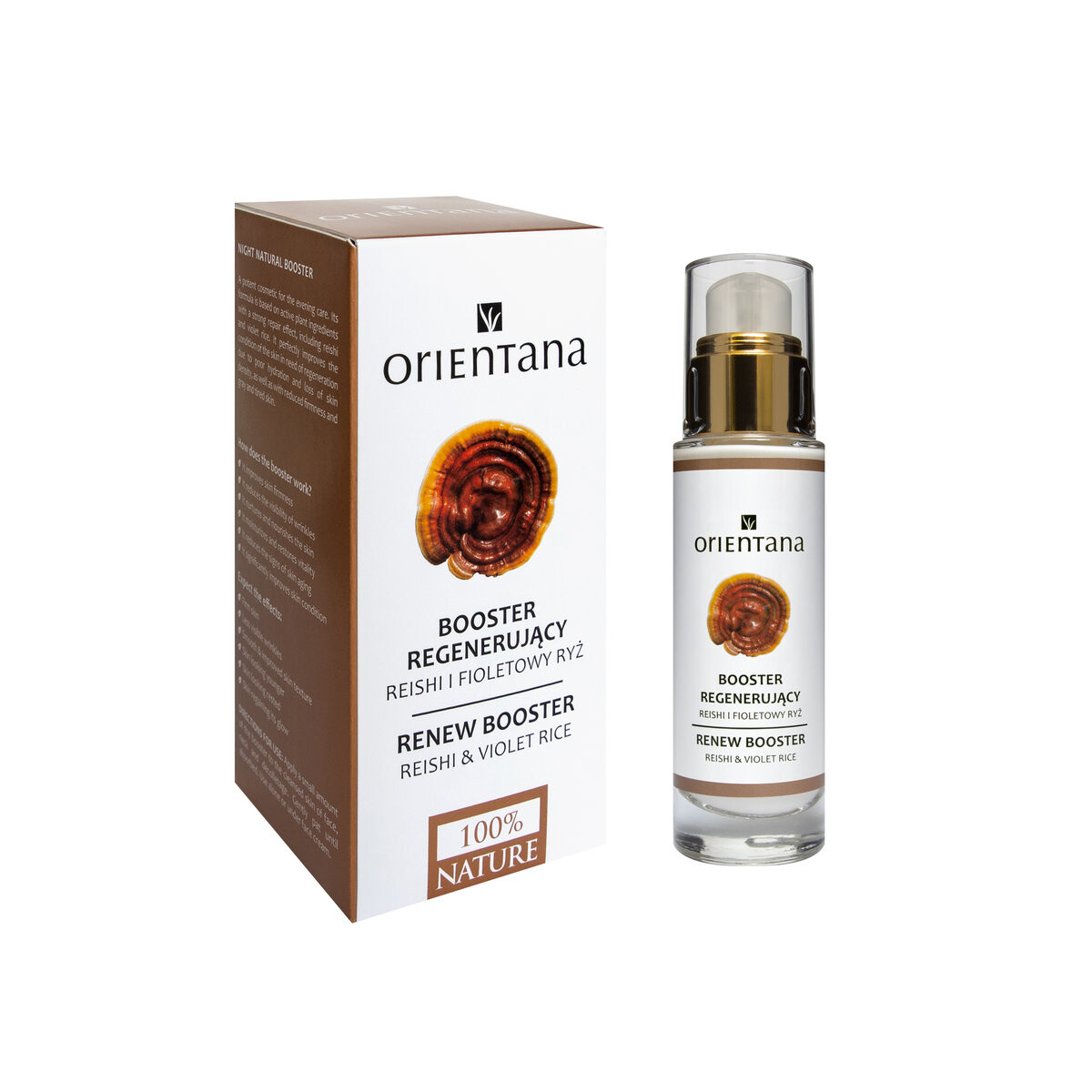 

Orientana - Регенерирующий бустер на ночь РЕЙШИ И ФИОЛЕТОВЫЙ РИС - 30мл