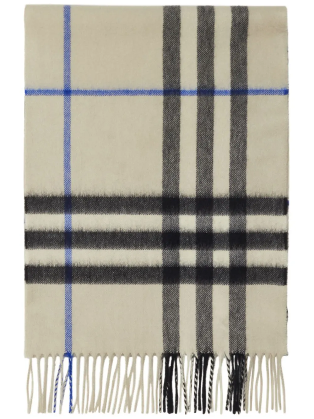 

Кашемировый шарф в клетку BURBERRY, нейтральный