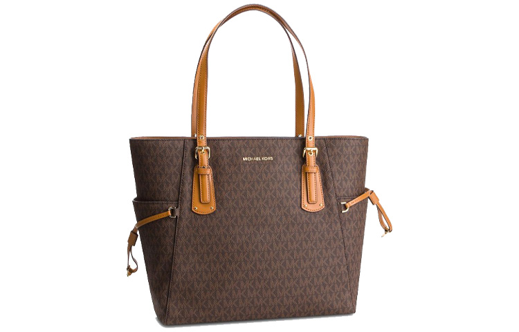 

Сумка-шоппер из искусственной кожи, среднего размера, на плечо, женская, цвет желудь MICHAEL KORS