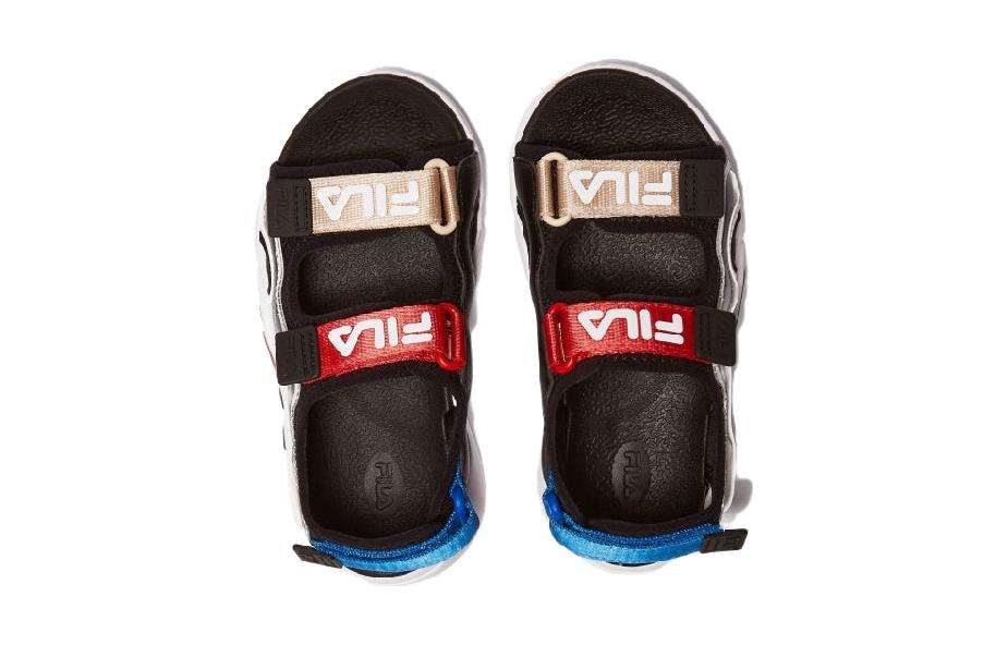 Дышащие детские сандалии для детей FILA KIDS, черный/красный — фото 3