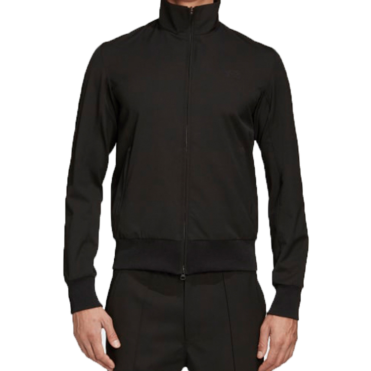 Y-3 Адидас Y 3 Классическая логотипная шерстяная куртка для трека, Black — фото 4