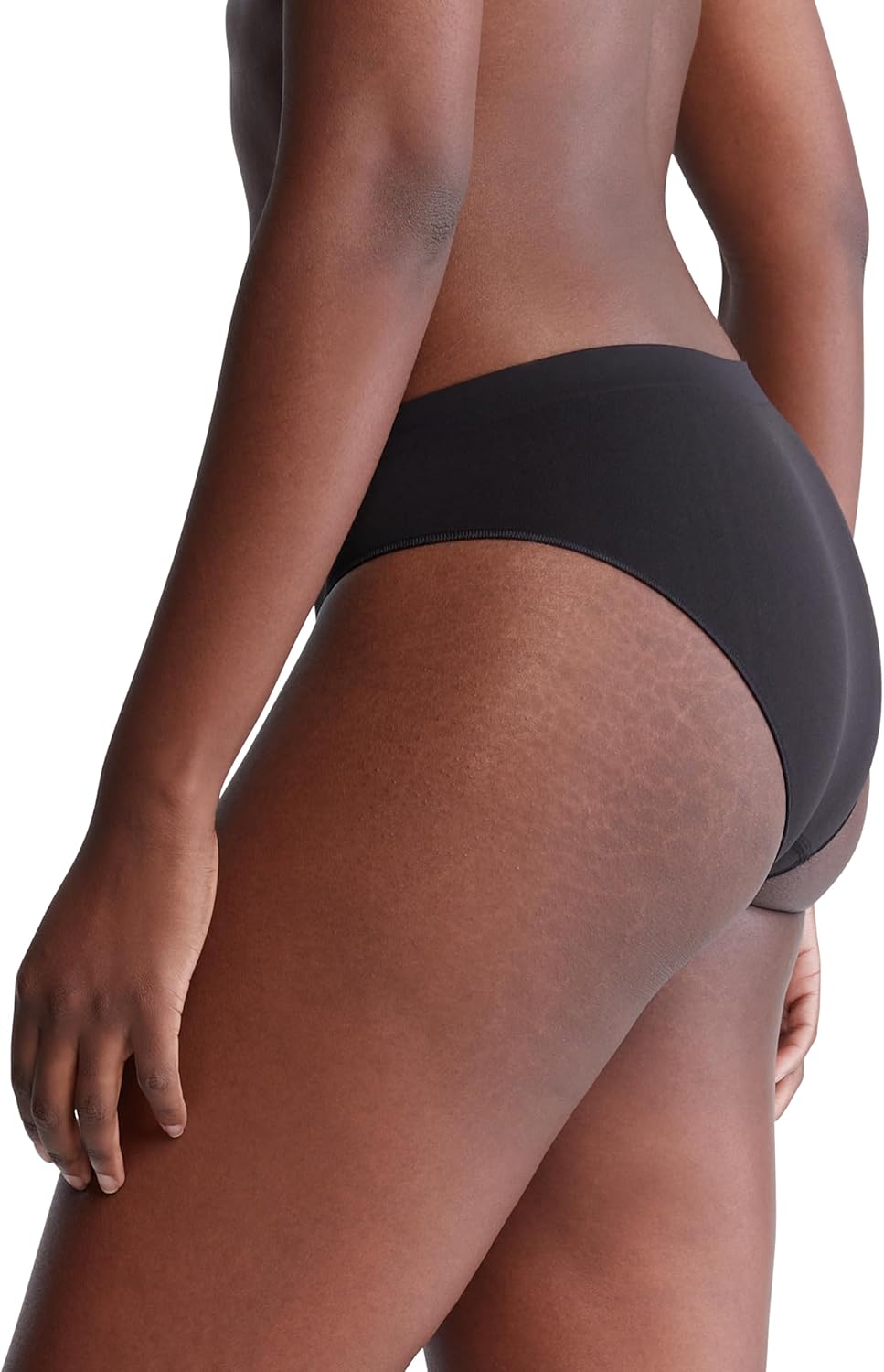 Женский комплект из трех бесшовных купальников-бикини Calvin Klein Bonded Flex со средней посадкой, Black/ Black/ Black — фото 4