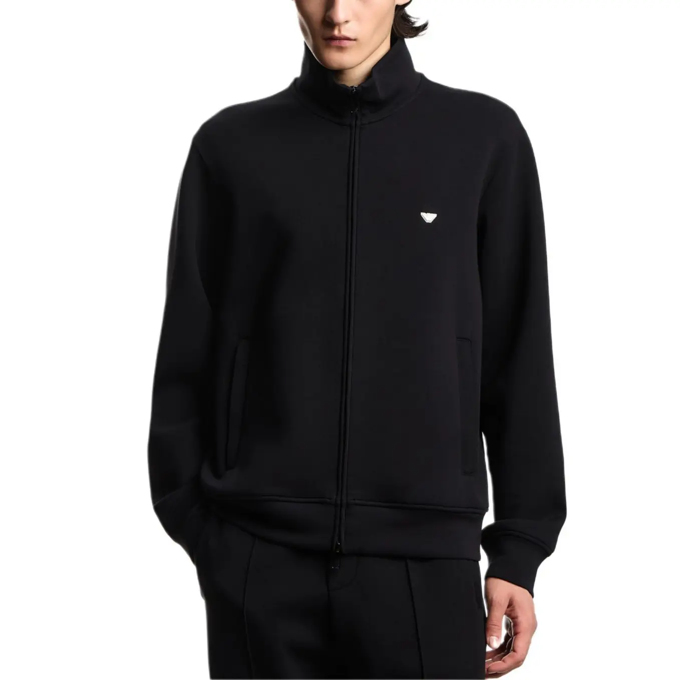 Мужская толстовка SS26 Emporio Armani, черный — фото 4