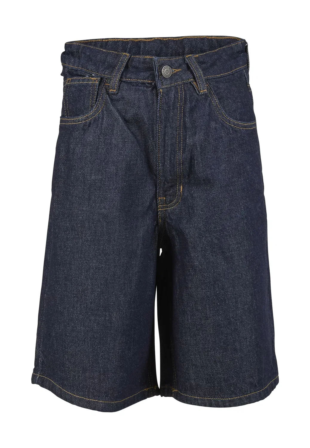 Джинсы-шорты Karl Kani Regular Jeans темно-синего цвета