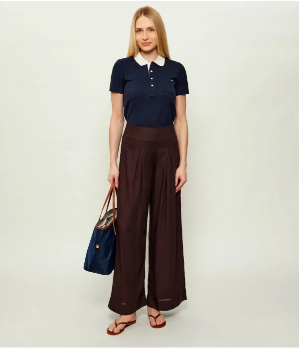 Брюки loose fit Emporio Armani, коричневый — фото 2