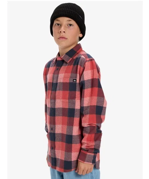 Детская рубашка Quiksilver MOTHERFLY PLAID YOUT с длинным рукавом