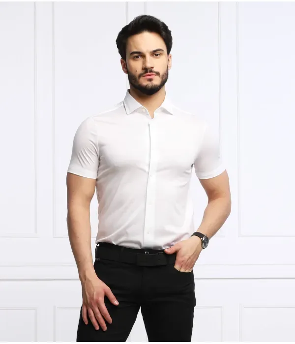 Рубашка regular fit Emporio Armani, белый — фото 3