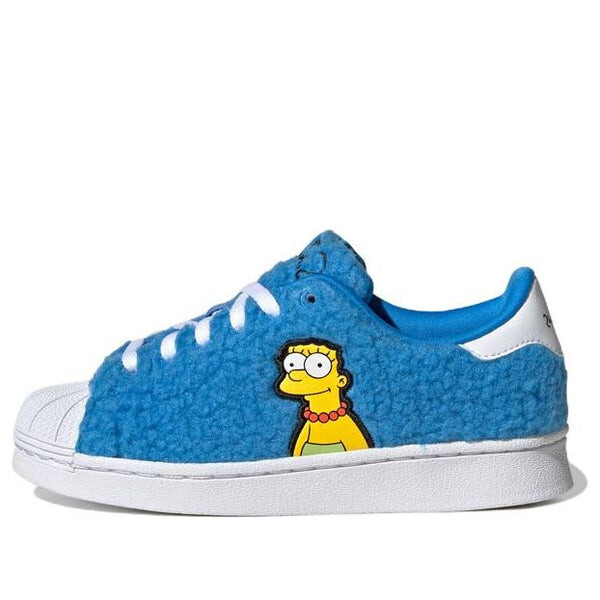 

Кроссовки симпсоны x суперзвезда Adidas, белый