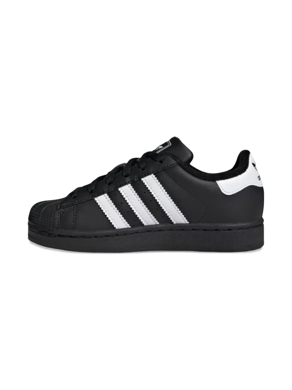 Кроссовки Superstar II с тремя полосками Adidas Kids, черный — фото 2
