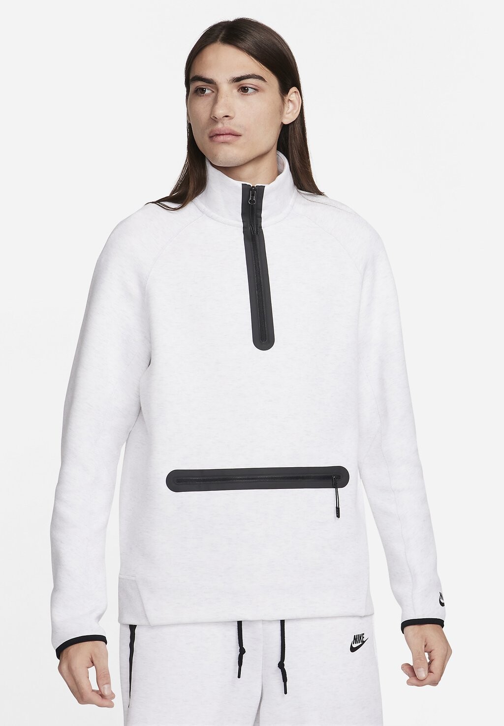 

Толстовка TCH FLC HZ Nike Sportswear, цвет birch heather black