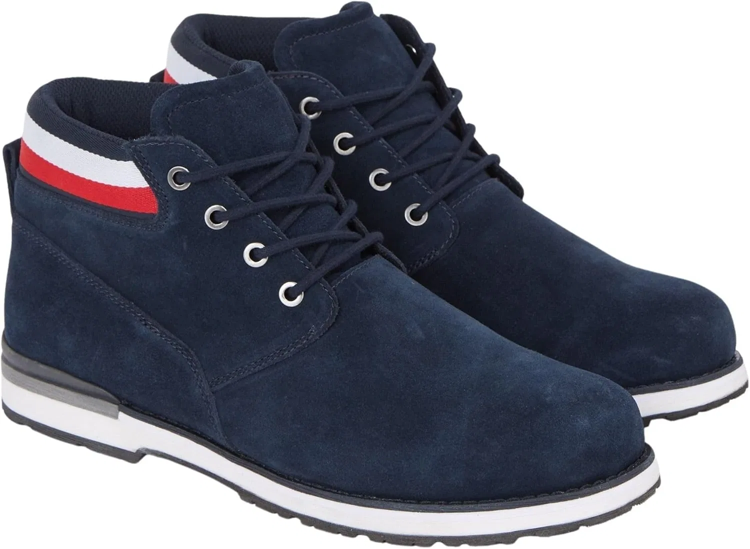 Мужские замшевые ботинки Tommy Hilfiger Core Hilfiger Fm0fm04800 для активного отдыха, Blue Desert Sky