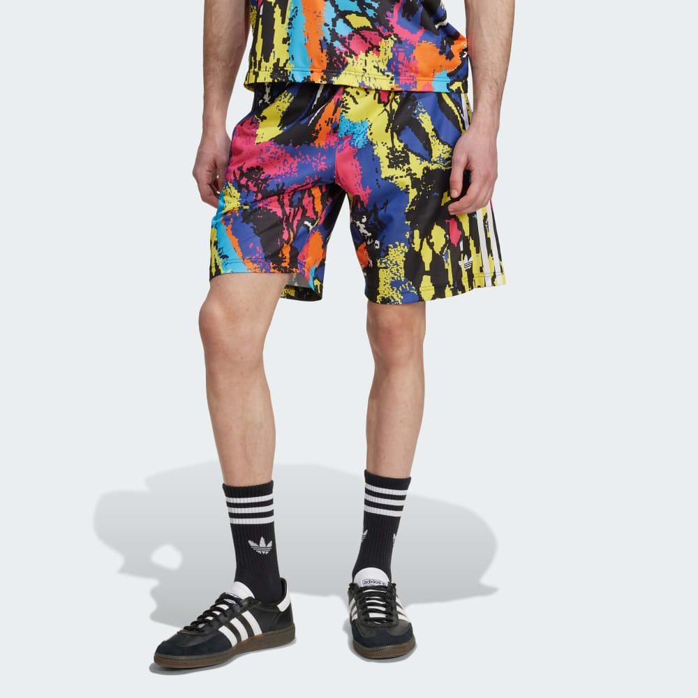 

Шорты Adidas Archive AOP Short 9-inch Inseam, цвет Multicolor/Bright Yellow