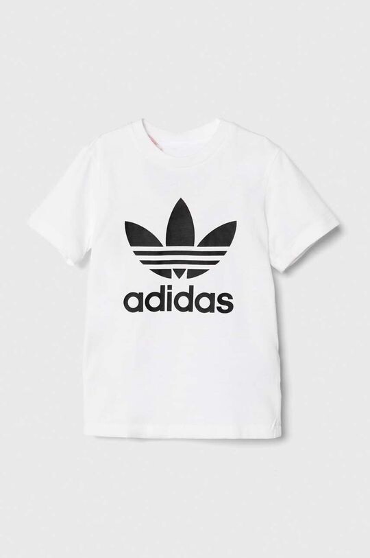 

Trefoil Tee детская хлопковая футболка adidas Originals, белый