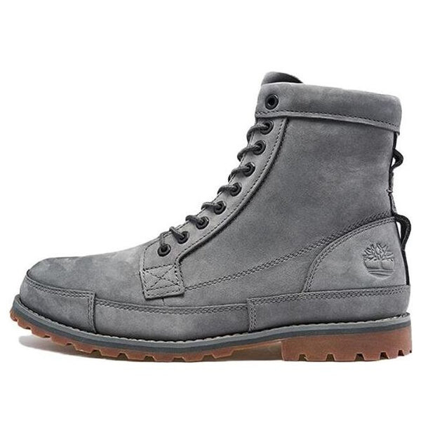 

Кроссовки earthkeeper original leather 6 inch boots 'dark grey nubuck' Timberland, серый