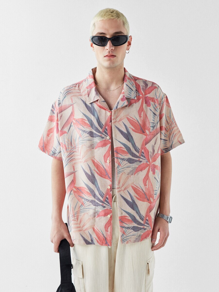 

Повседневная рубашка VAMOS CLO Comfort fit Button Up Shirt Lincoln, бежевый