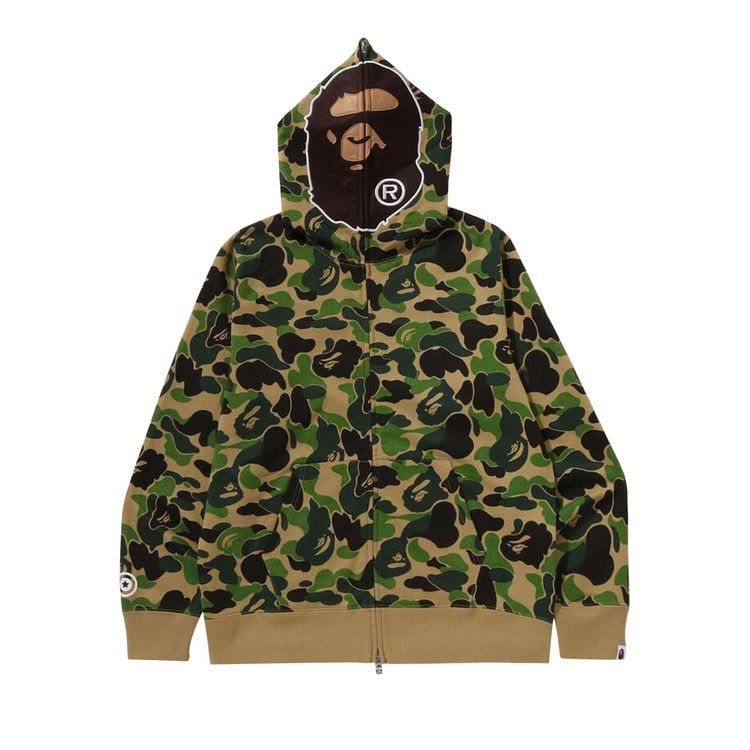 

Худи BAPE ABC Camo 2nd Ape Full Zip Hoodie, Green