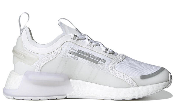 Кроссовки оригиналы nmd_r1 v3 Adidas, белый — фото 2